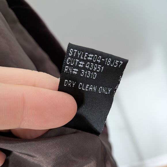 Y2K Velvet Blazer Jacket 6 Brown Goth Grunge Whimsigoth Glam Victorian Romantic - Picture 11 of 11